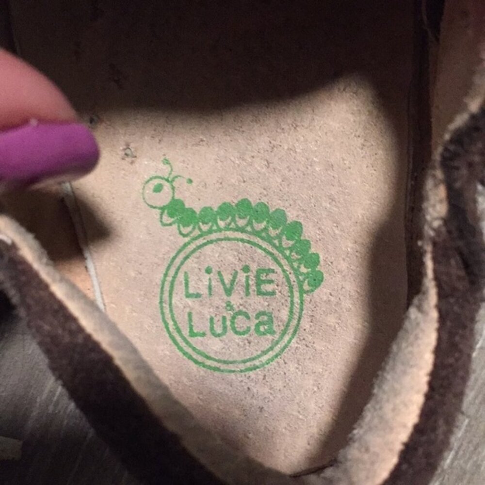 Livie and Luca brown suede size 5 toddler shoe